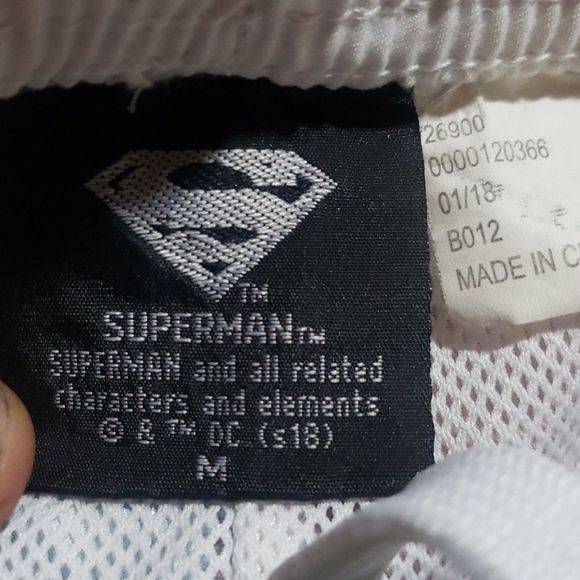 Superman DC Comics swim trunks Size M - Picture 2 of 4